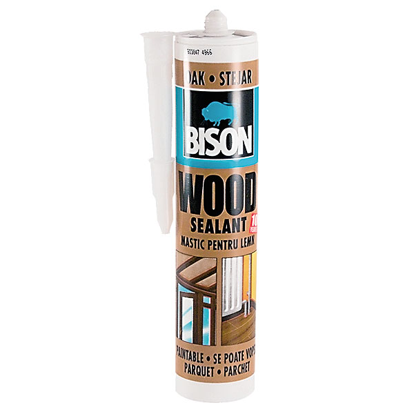 Bison silicon wood mastic stejar 300 ml
