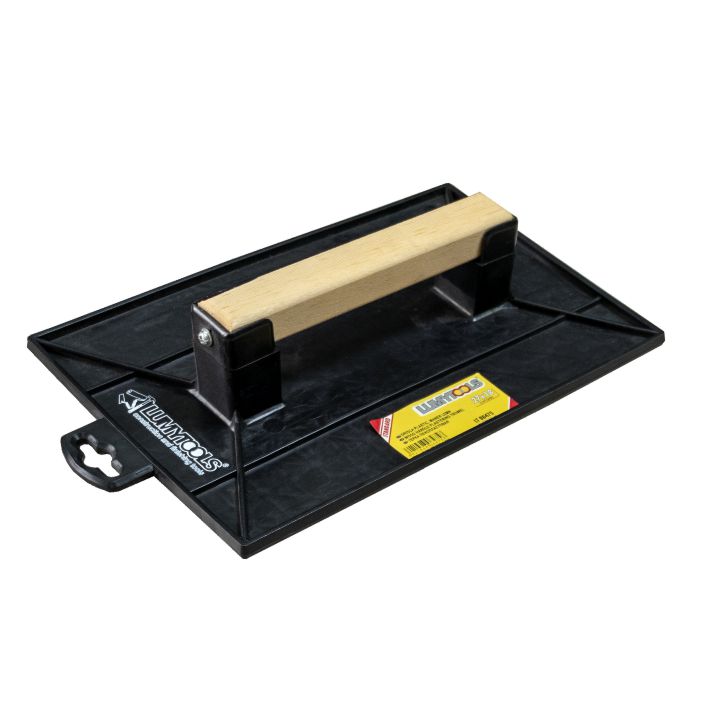 Drisca din platic cu maner din lemn, 270x180 mm