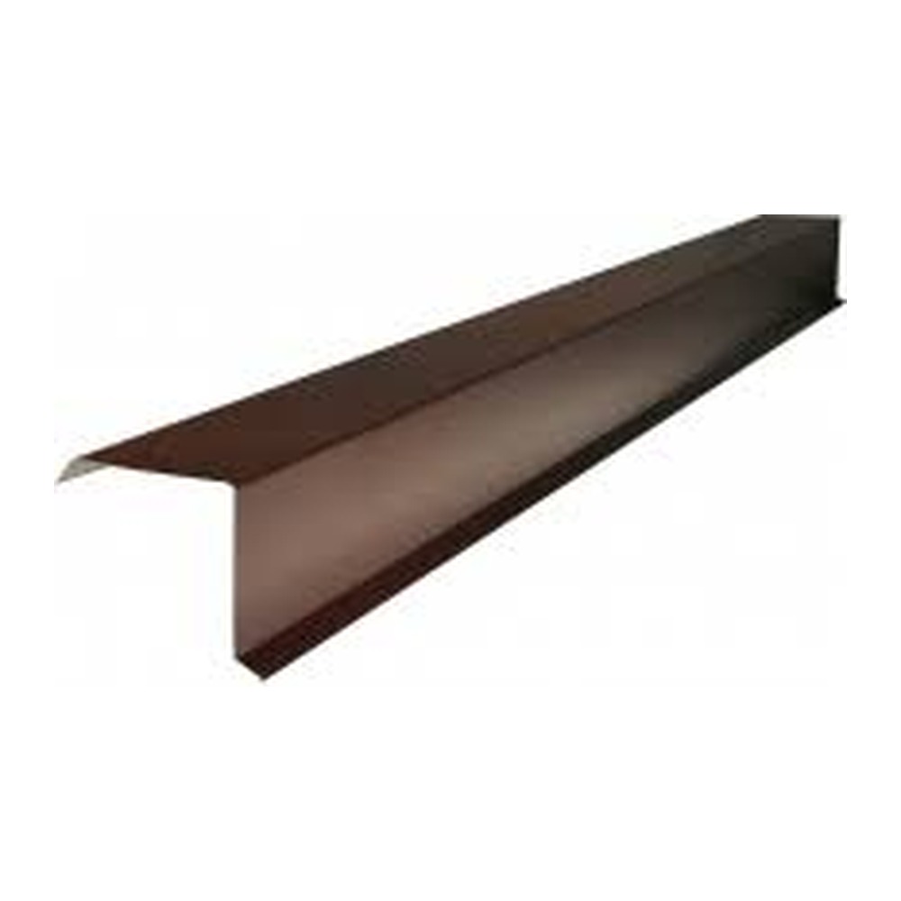 Cornier de margine RAL 8017 maro lucios pentru țiglă metalică, 0.4x208x2000 mm 