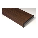 Glaf wenge interior PVC SunnyPlast pentru fereastră, 300x25x2 cm