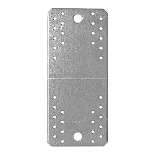 Placă perforată plată din otel zincat pentru îmbinare constructii de lemn, 210x90x2.5 mm