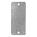 Placă perforată plată din otel zincat pentru îmbinare constructii de lemn, 210x90x2.5 mm