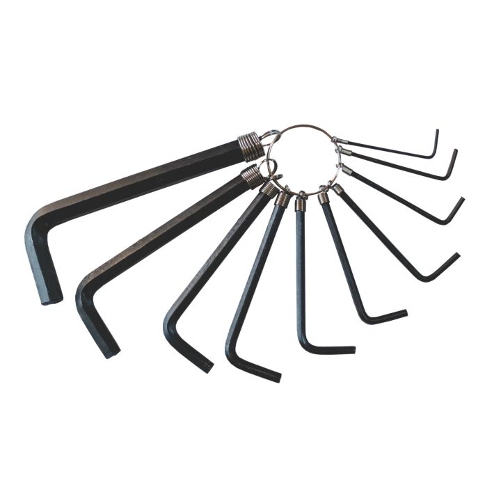 Set 10 chei hexagonale oțel călit, bit hexagonal 1.5-10