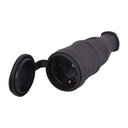 Cuplă schuko cauciucată, IP44