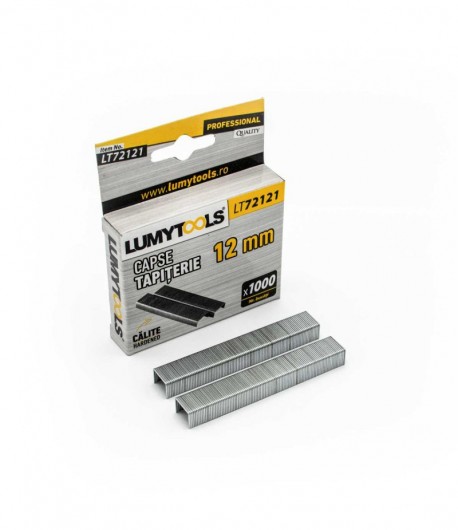 Capse tapiţerie pentru capsator, înălțime 12x0.7 mm 1000 buc