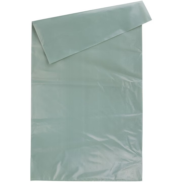 Sac polietilenă, Tata Moşu, color albastru/verde, 53x97 cm
