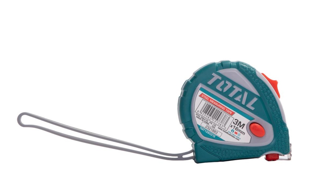 Ruletă 3 funcţii Total, 16 mm, 3 ml