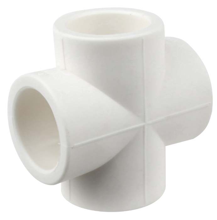 Cruce PP-R alb, 25 mm