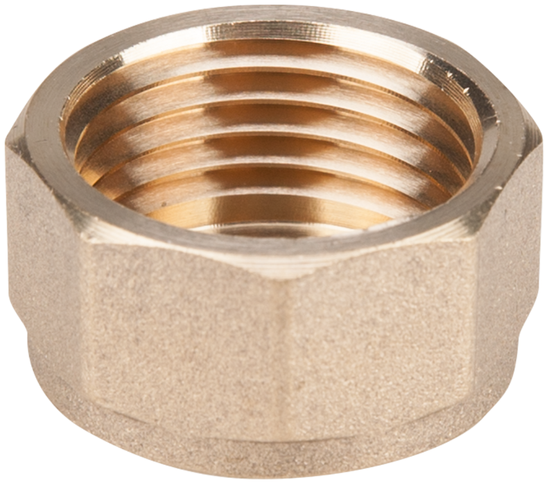 Capac alamă filet fi, 1”