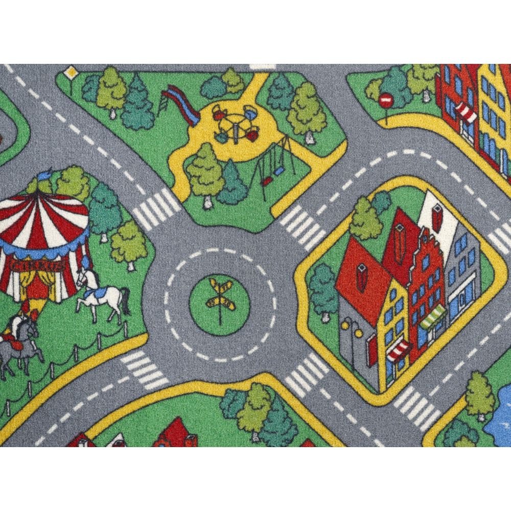 Mochetă imprimată Playzone, lățime 400 cm