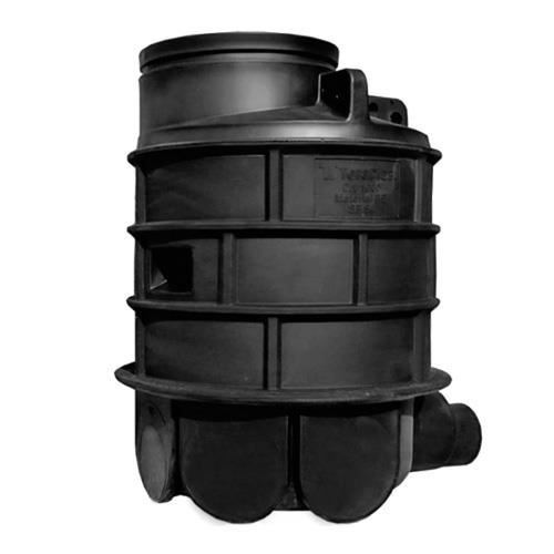 Cămin vizitare Teraplast Ø 800, H 1000, 3 intrări - 1 ieșire Ø 160 mm (mufă-ștut)