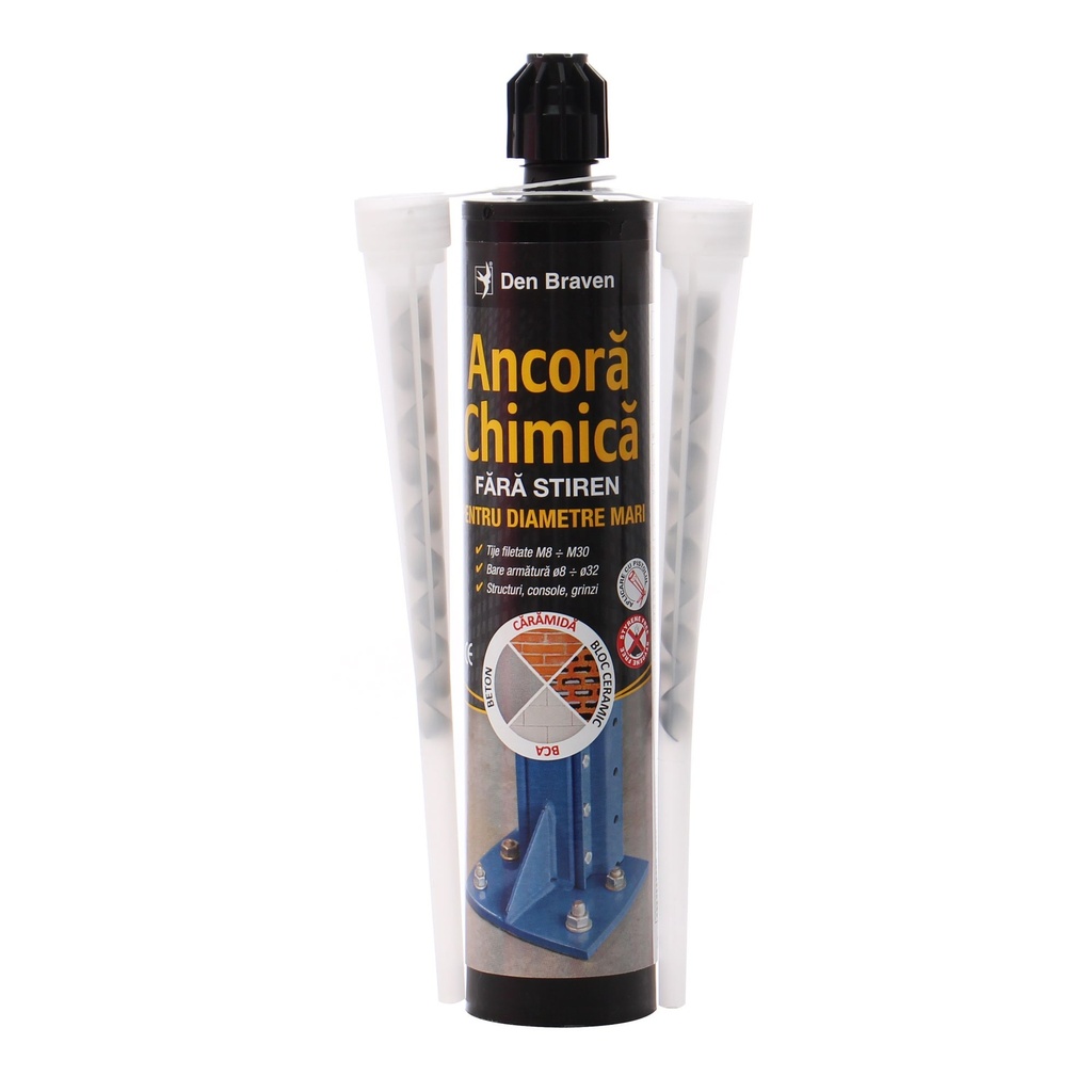 Ancoră chimică Den Braven fară stiren, VE SF, 300 ml