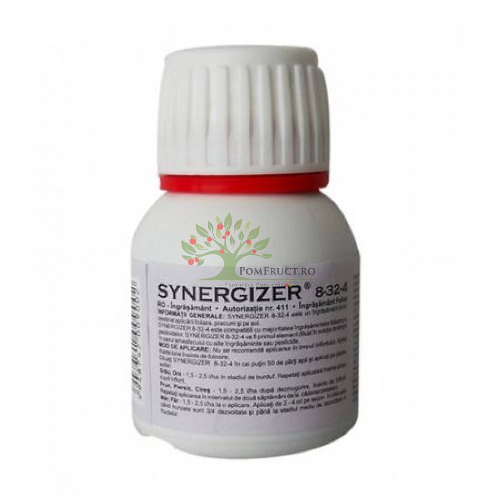 Fertilizant foliar complex Synergizer 8-32-4, 50 ml