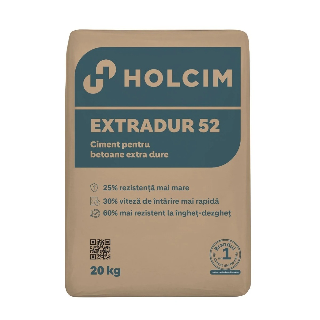 Ciment ExtraDur 52® Cem I 52.5 R 20 kg/sac