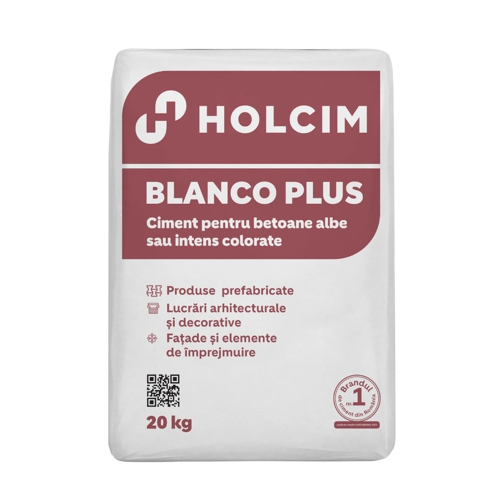 Blanco Plus® CEM I 52,5R, alb, 20 kg/sac