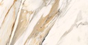 Gresie porțelanată albă LUX–CALACATTA GOLD rectificată, 120×60 cm, 1.44 mp