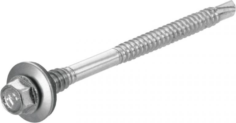 Surub SDS hexagonal 1,5 - 4mm pentru panouri 6,3/5,5x100 SW8 - Zin - 100 buc/cutie