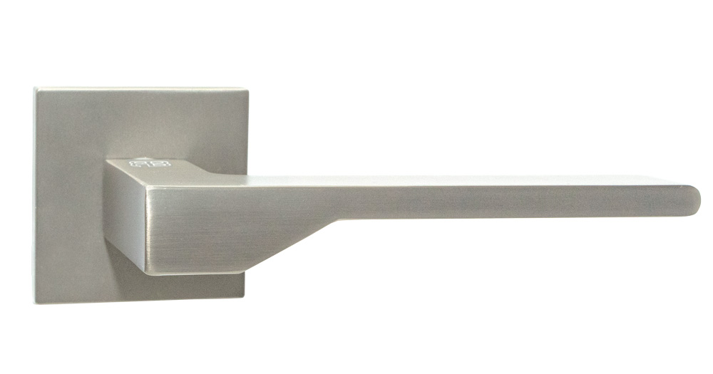 Șild cu mâner ușă RB QUATTRO mod. Q 06.50 nichel mat