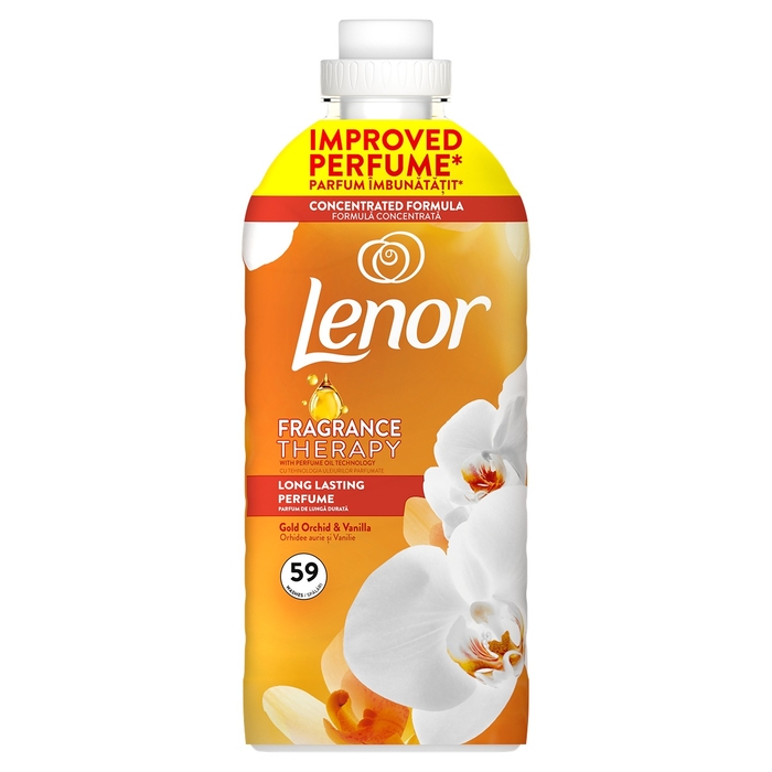 Balsam de rufe, LENOR Gold Orchid&Vanilla, 59 spalari, 1.239 l