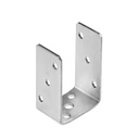 Suport stâlp zincat tip U, 71x120x4 mm