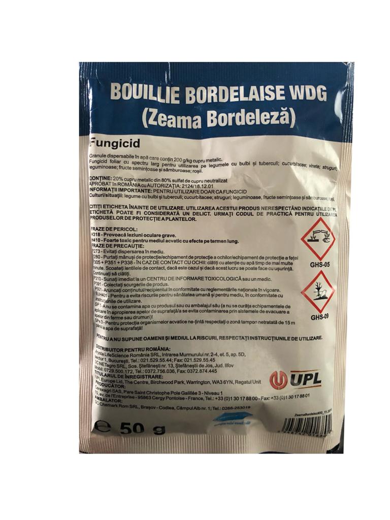 Fungicid - Zeama Bordeleza 50 gr