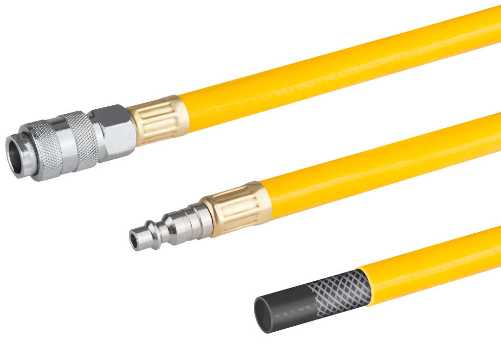 Furtun aer comprimat conectare rapidă D: 3/8 lungime 5 m