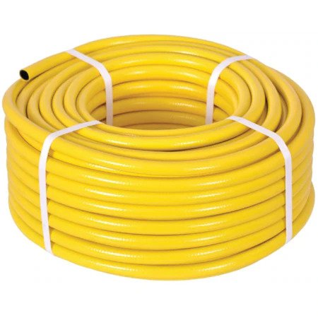 Furtun pvc cu insertie galben 18 mm 1/2'' 50 ml/rola