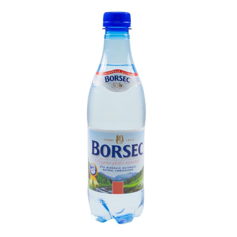 Apa minerală Borsec carbo, 0.5L SGR
