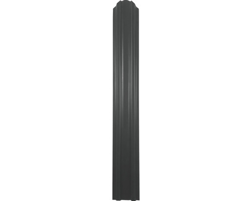 Şipcă metalică gard Bravo RAL 7016 gri lucios-grund, 1200x90x0.40 mm