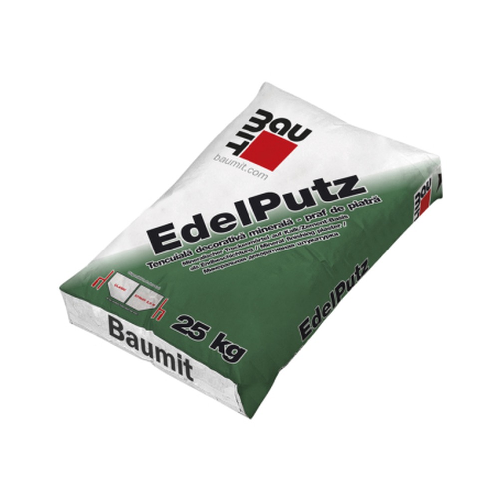 Tencuială decorativă minerală - praf de piatră Baumit EdelPutz 2K, 25 kg/sac