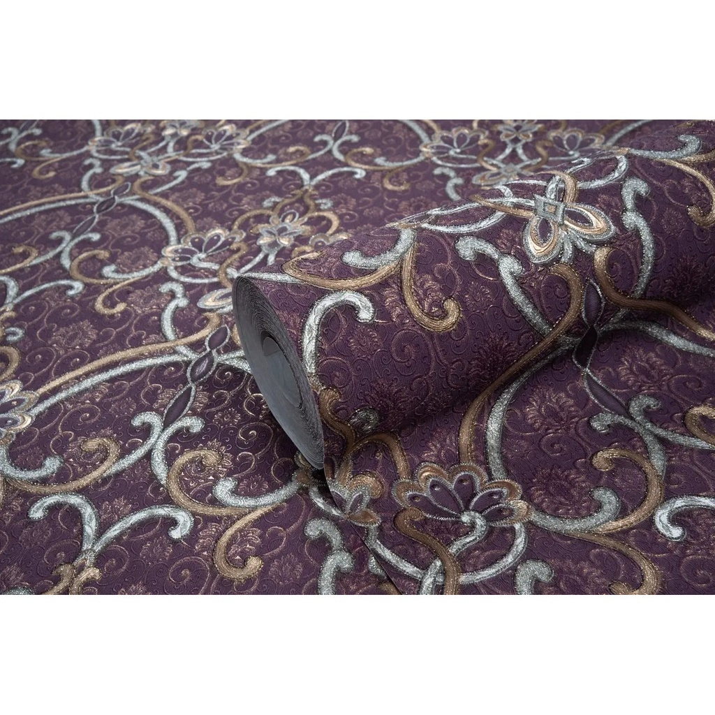 Tapet de vinil termopresat pe suport netesut, Andreas decor VIP 8-1234, pentru living sau dormitor, dimensiune 1.06 m x 10,05m