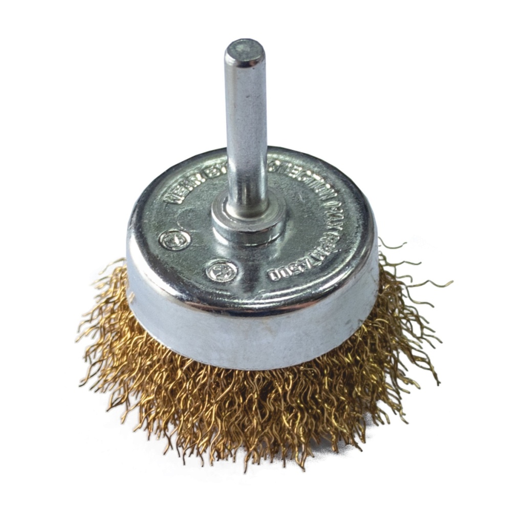 Perie sârmă circulară cu tijă, Ø 75 mm