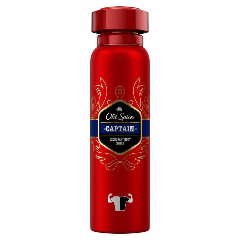 Deodorant OLD SPICE Captain antiperspirant spray, 150 ml