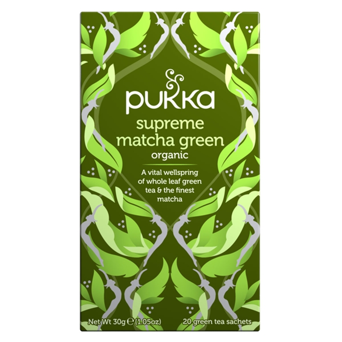 Ceai verde organic PUKKA Supreme Matcha, 20 pliculete