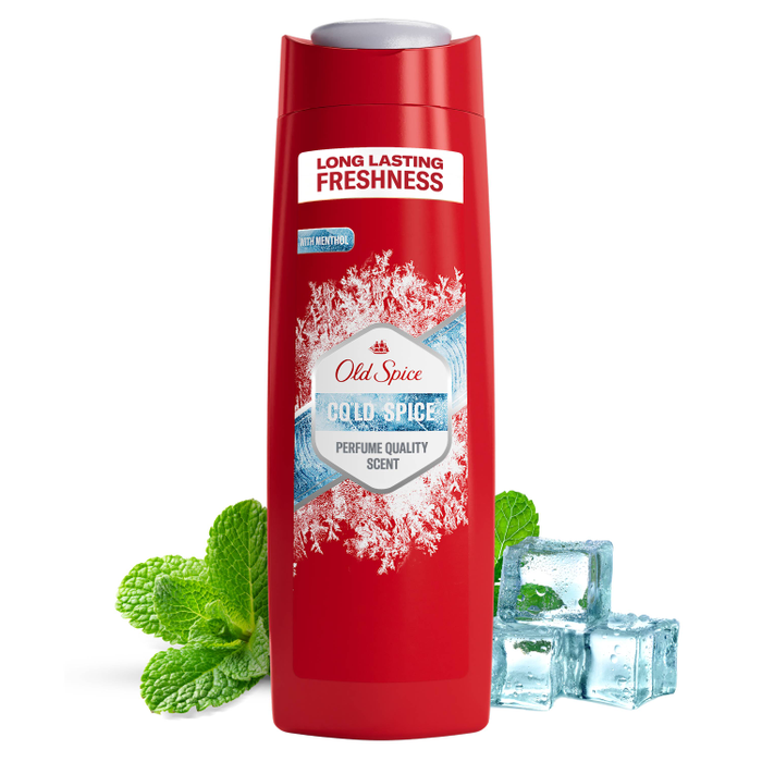 Gel de dus, OLD SPICE Cold Spice, 3 in 1, 400 ml