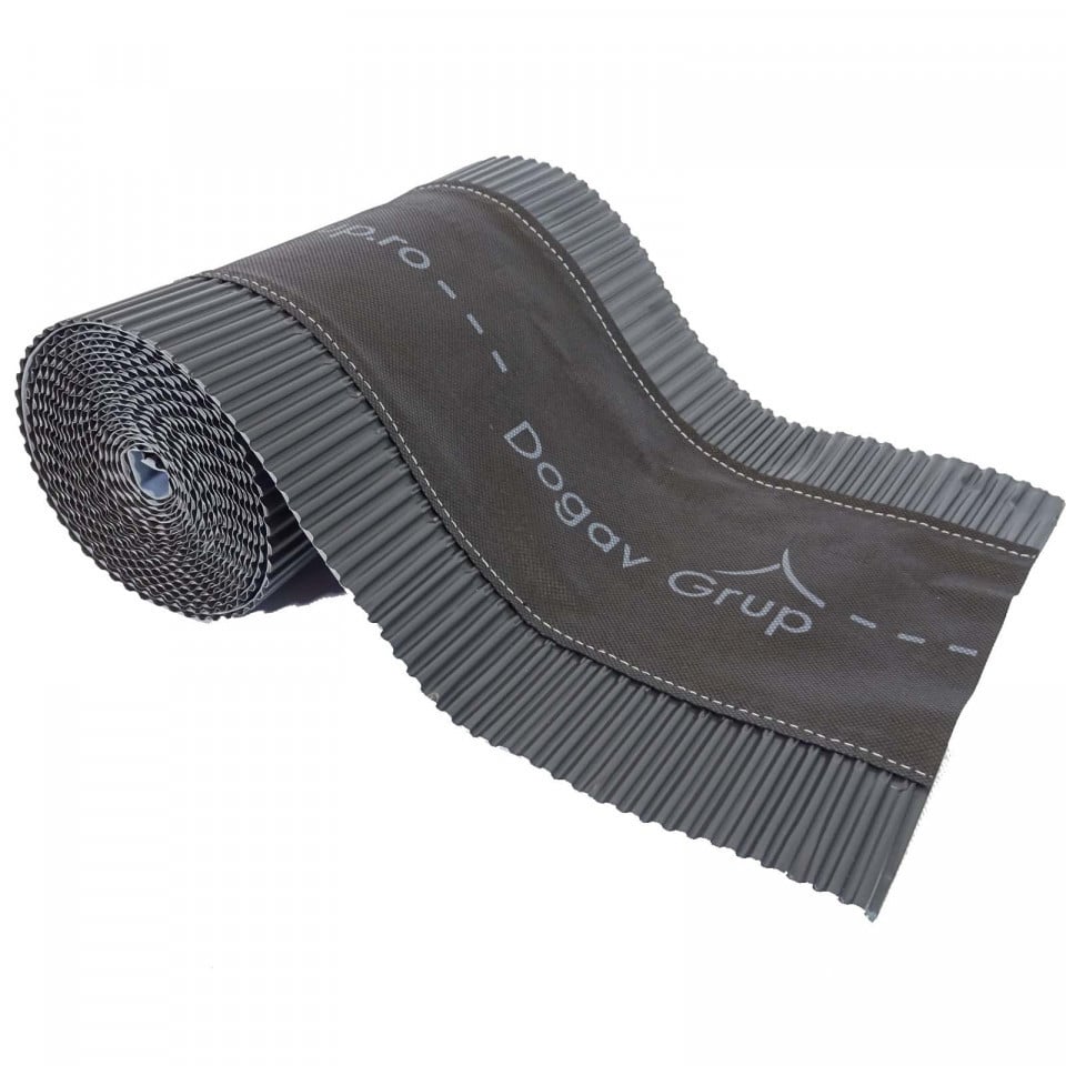 Rola autoadeziva de protectie sub coame 0,31x5 m, RAL 7024 IZOVENT