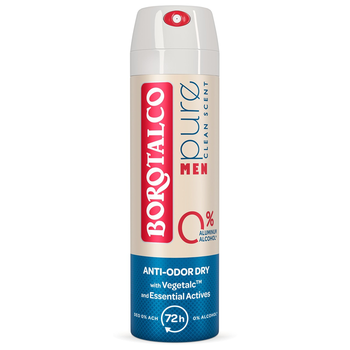 Deodorant BOROTALCO Men Pure, spray, 150 ml