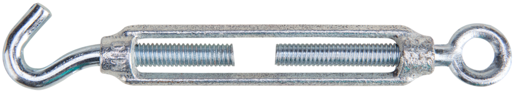 Întinzător cu ochi și cârlig oțel zincat, Ø 8x70 mm