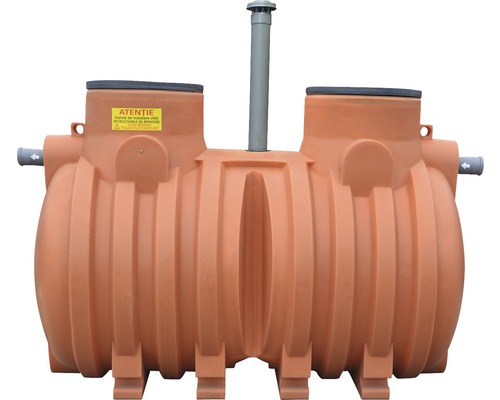 Fosă septică bicamerală 5-6 persoane VALROM, 3500 l