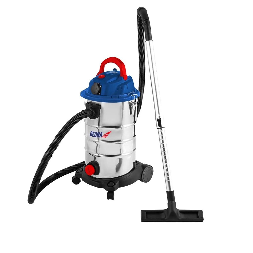 Aspirator de atelier pentru lucru pentru suprafeţe uscate şi umede  1600W 30L