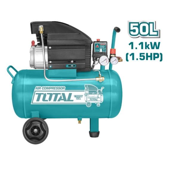 Compresor aer comprimat TOTAL TC255061E, 50 l, 8 bari, cu ulei