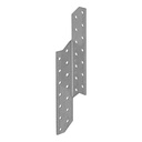 Ancoră pană-căprior fixare stânga din oțel zincat, 32x32x210x2 mm