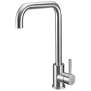 Baterie bucatarie lebada Tip C INOX 5001 L:215, H:95, Hu:255, Ht:340 mm