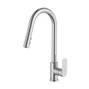 Baterie bucătărie Cold Start duș extractibil cu 2 funcții și pipă pivotantă