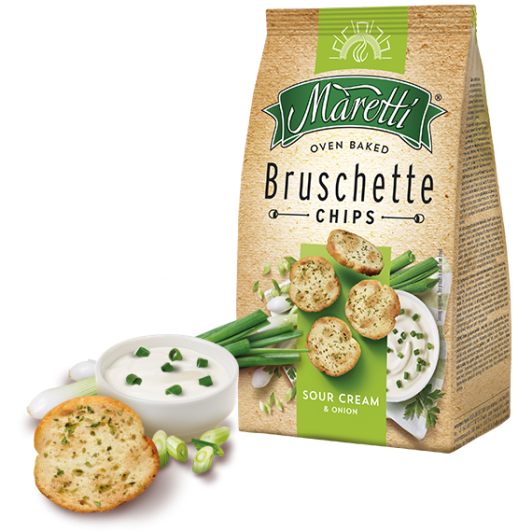 Bruschette Maretti mix cu smântănă, 70 gr