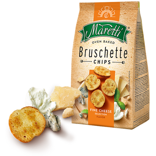 Bruschette Maretti mix cu brânză, 70 gr