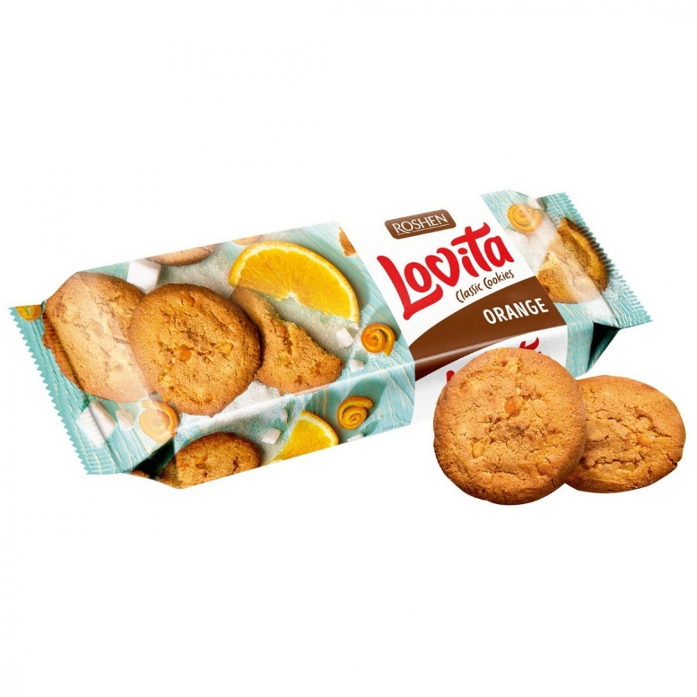 Roshen Lovita cookies cu portocale 150gr