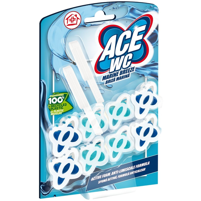Odorizant toaletă ACE WC Briza Marina, 2x48 gr