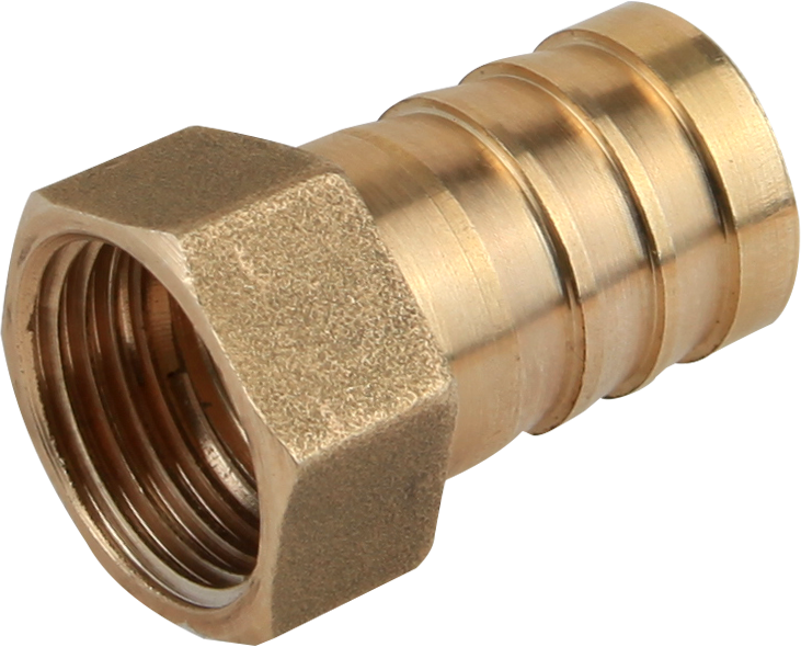 Ștuț alamă portfurtun, fi 1/2”, D 10 mm