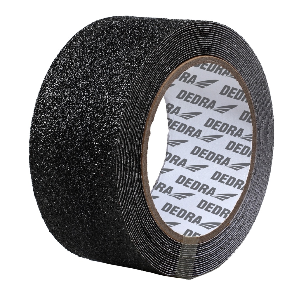 Bandă antiderapantă Dedra, PVC, 50mm x 5m, grosime 0,13mm, negru